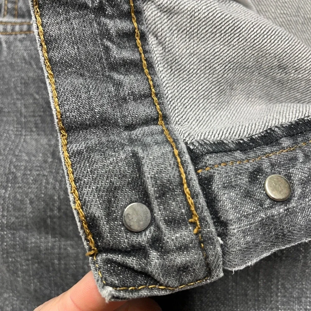 Vintage Levis 501 xx lot Gray Denim Jeans Made in USA 40x30( fit 40x26)Faded 90s